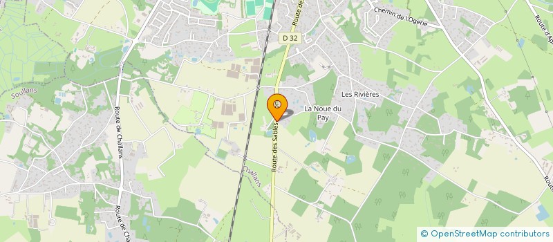 localisation de l'entreprise LOCAFRANCE à CHALLANS