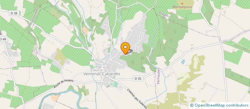 localisation de l'entreprise LOCAFUN  VENTENAC-CABARDES