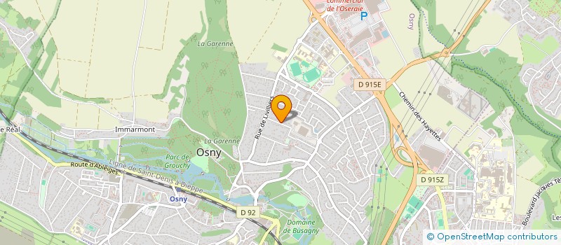 localisation de l'entreprise LOCAG  OSNY