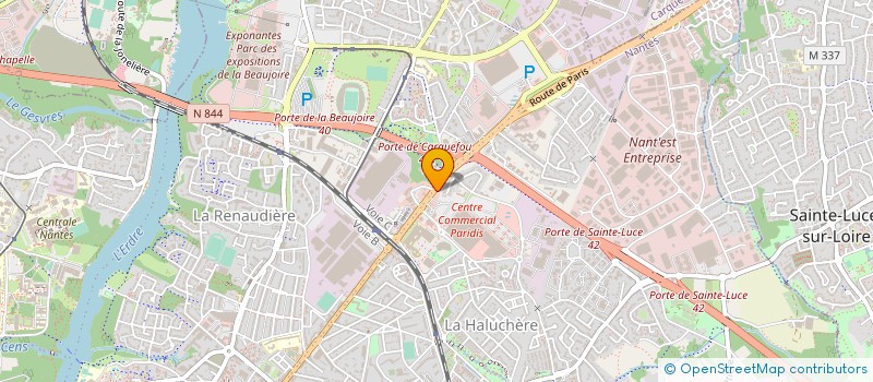 localisation de l'entreprise LOCAGGEX ET CIE à NANTES