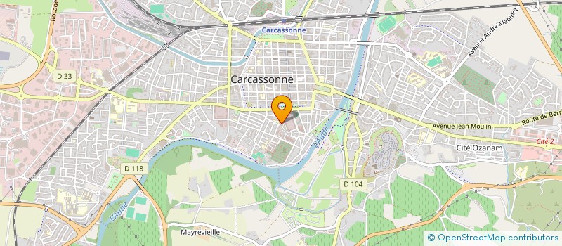 localisation de l'entreprise LOCAGIRE à CARCASSONNE