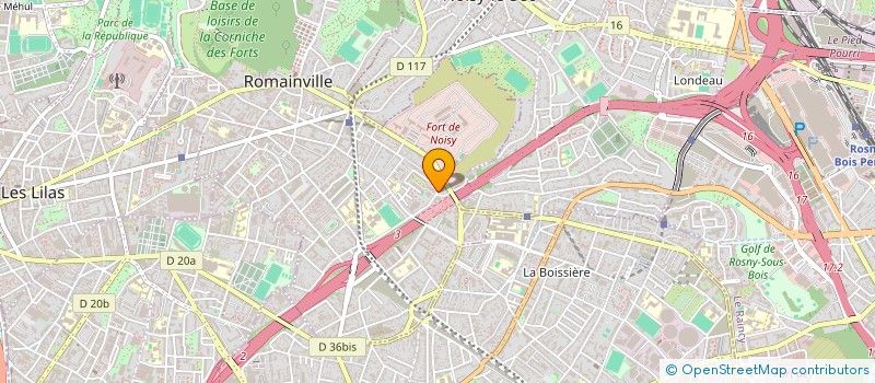 localisation de l'entreprise LOCAGOOD 3  ROMAINVILLE