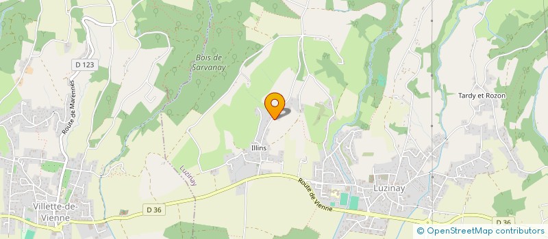 localisation de l'entreprise LOCAGREG  LUZINAY