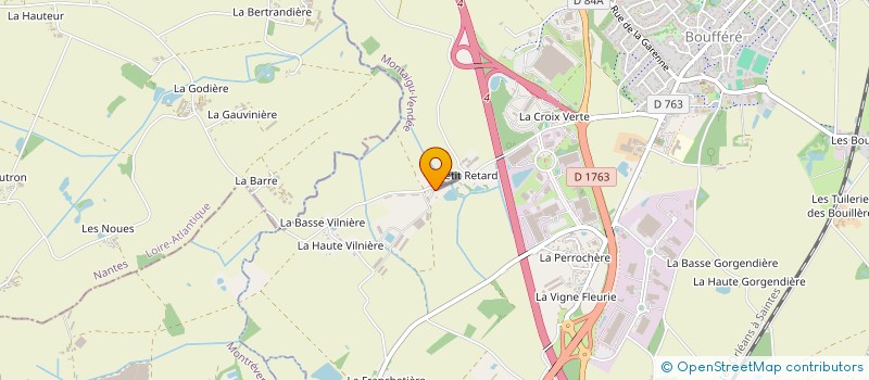 localisation de l'entreprise LOCAGRI 85 à MONTAIGU-VENDEE