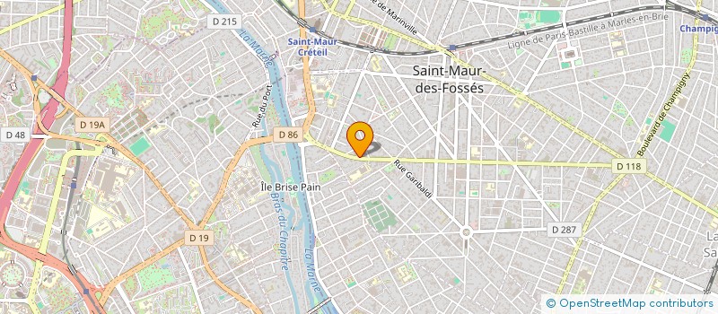 localisation de l'entreprise LOCAGROUPEDBM  SAINT-MAUR-DES-FOSSES