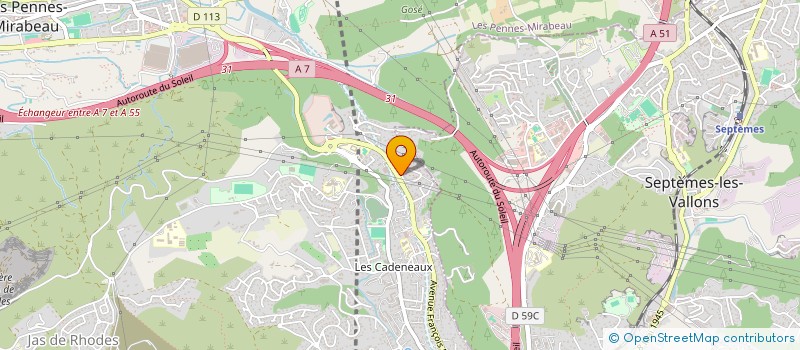 localisation de l'entreprise LOCAH24 à LES PENNES-MIRABEAU