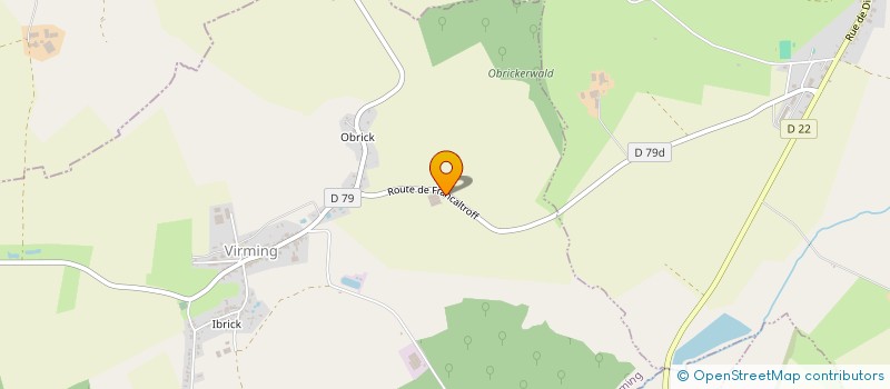 localisation de l'entreprise LOCAJU  VIRMING