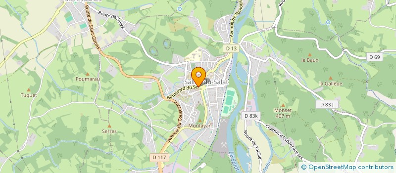 localisation de l'entreprise LOCAL 90  SALIES-DU-SALAT