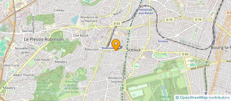 localisation de l'entreprise LOCAL AGENT PROPERTIES à SCEAUX