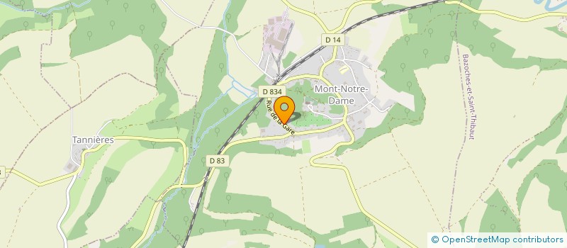 localisation de l'entreprise LOCAL ARENA GAMES  MONT-NOTRE-DAME