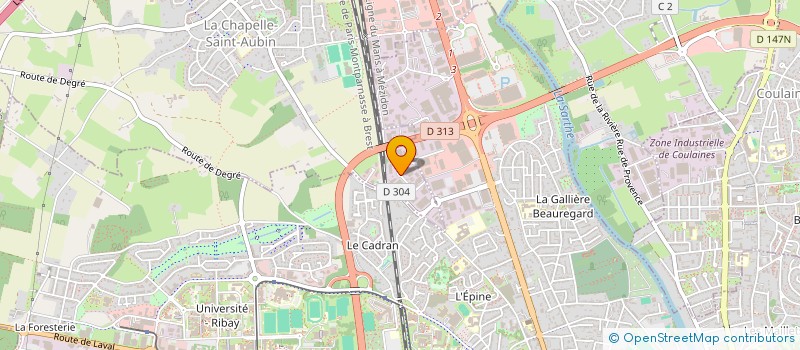 localisation de l'entreprise LOCAL ART FACTORY  LA CHAPELLE-SAINT-AUBIN