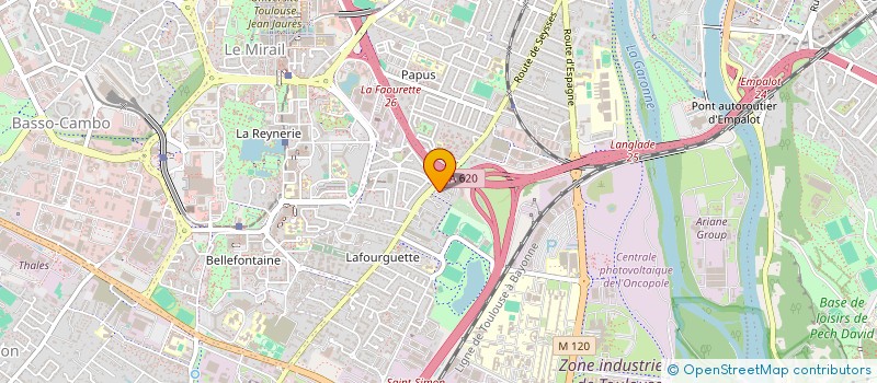 localisation de l'entreprise LOCAL ARTISANAL 240 RTE DE SEYSSES  TOULOUSE