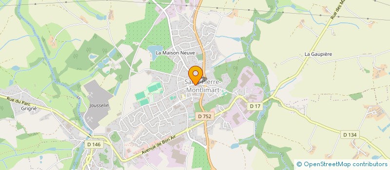 localisation de l'entreprise LOCAL CABINET TRESSE  BEAUPREAU-EN-MAUGES