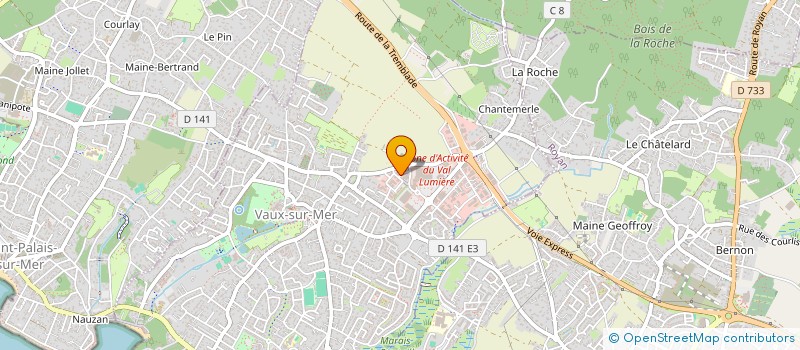 localisation de l'entreprise LOCAL CASH  VAUX-SUR-MER