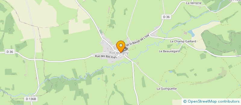 localisation de l'entreprise LOCAL CLUB  ROCQUIGNY