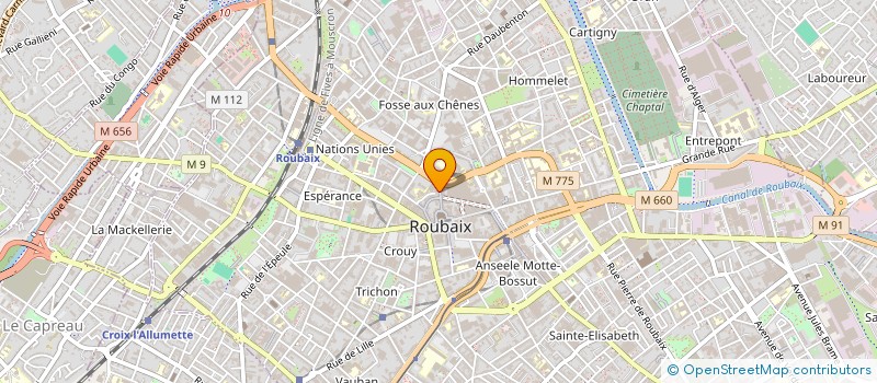 localisation de l'entreprise LOCAL COLLECTIF RESIDENTIEL NOTRE DAME à ROUBAIX