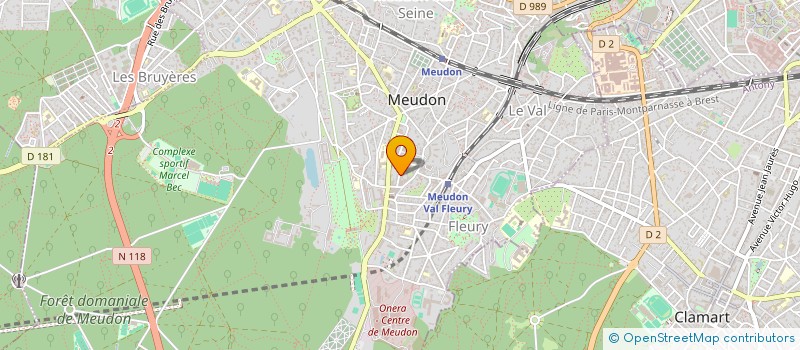 localisation de l'entreprise LOCAL-CREA à MEUDON