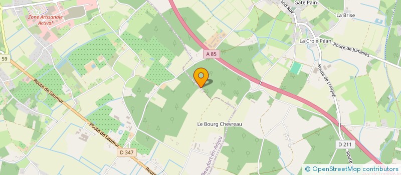 localisation de l'entreprise LOCAL DES SAVEURS à BEAUFORT-EN-ANJOU