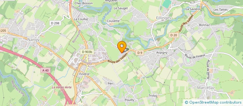 localisation de l'entreprise LOCAL & GO  FILLINGES