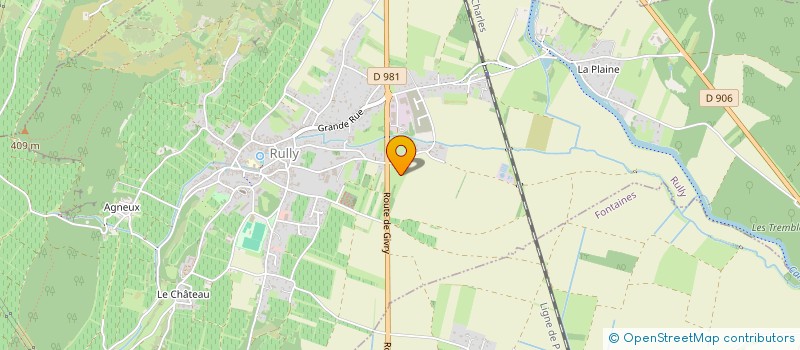 localisation de l'entreprise LOCAL KITCHEN  RULLY