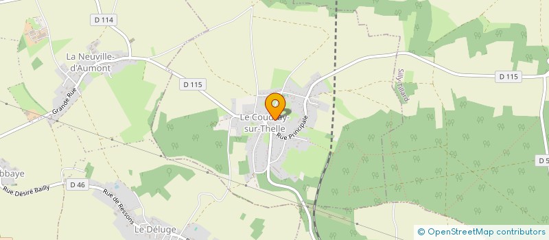 localisation de l'entreprise LOCAL OISE 2  LE COUDRAY SUR THELLE