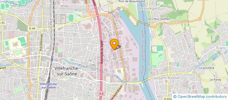localisation de l'entreprise LOCAL PLUS à VILLEFRANCHE-SUR-SAONE