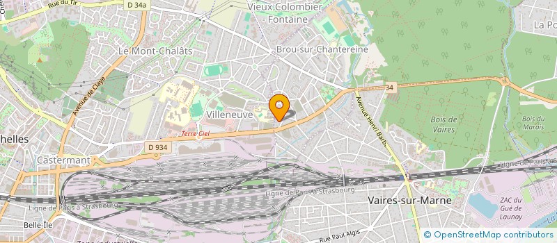 localisation de l'entreprise LOCAL QUINZE  BROU-SUR-CHANTEREINE