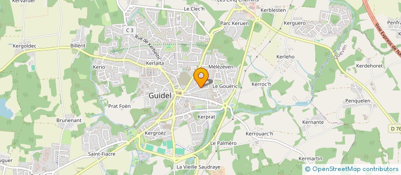 localisation de l'entreprise LOCAL START à GUIDEL