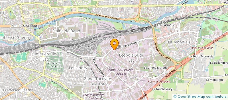 localisation de l'entreprise LOCALARME  CESSON-SEVIGNE