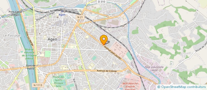 localisation de l'entreprise LOCALARME AQUITAINE STE EN LIQUIDATION à AGEN
