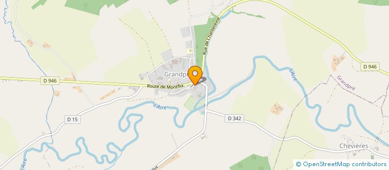 localisation de l'entreprise LOCALE ADMR DE GRANDPRE & ENVIRONS  GRANDPRE