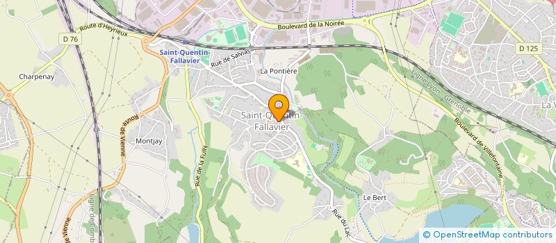 localisation de l'entreprise LOCALE ADMR ST QUENTIN FALLAVIER  SAINT-QUENTIN-FALLAVIER