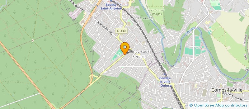 localisation de l'entreprise LOCALE CULTE TEMOINS JEHOVAH BRUNOY  QUINCY-SOUS-SENART