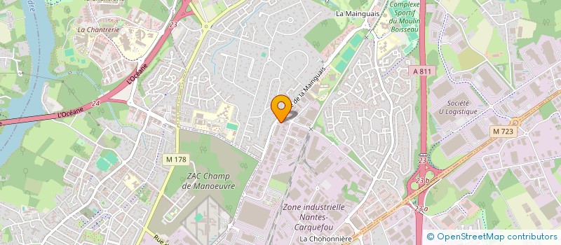 localisation de l'entreprise LOCALEV  CARQUEFOU