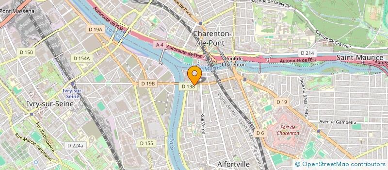localisation de l'entreprise LOCALFOR à ALFORTVILLE