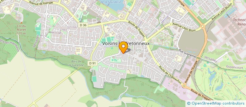 localisation de l'entreprise LOCALIMMO BG  VOISINS-LE-BRETONNEUX