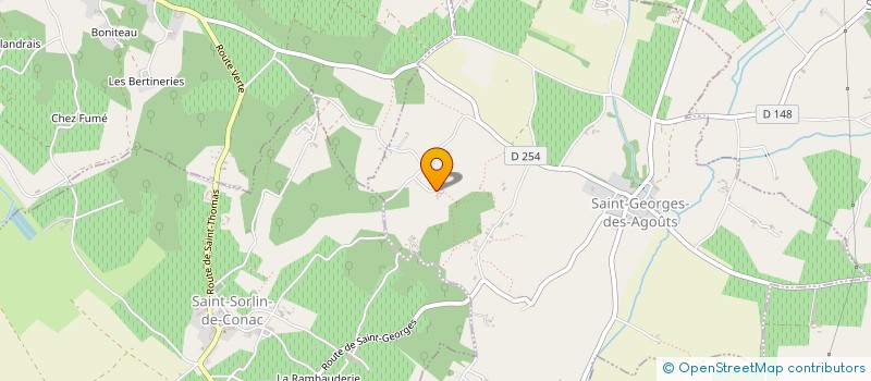 localisation de l'entreprise LOCALITES  SAINT-GEORGES-DES-AGOUTS