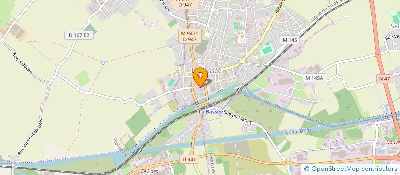 localisation de l'entreprise LOCALODGE CONCIERGERIE  LA BASSEE