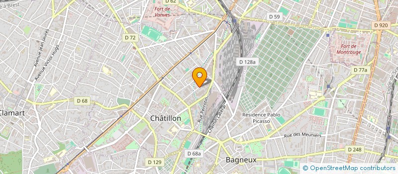 localisation de l'entreprise LOCALPROTECT à CHATILLON