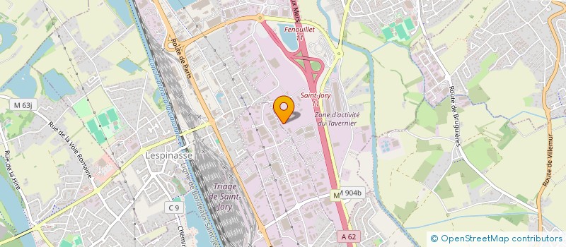 localisation de l'entreprise LOCALU  BRUGUIERES