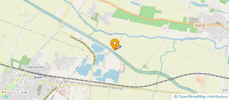 localisation de l'entreprise LOCALUXE  BRAM