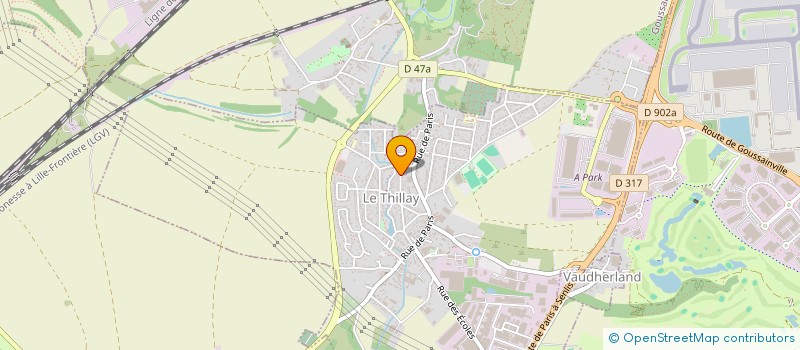 localisation de l'entreprise LOCALYA  LE THILLAY