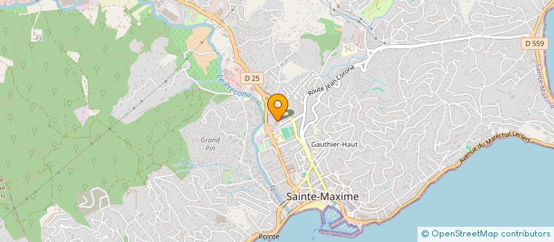 localisation de l'entreprise LOCAM à SAINTE-MAXIME