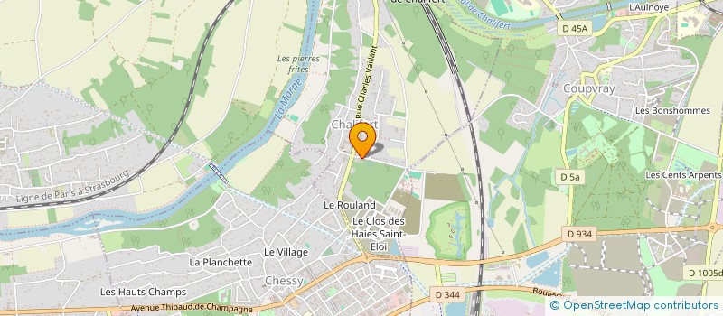 localisation de l'entreprise LOCAM'BENNES à CHALIFERT