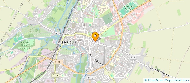 localisation de l'entreprise LOCAMA à ISSOUDUN