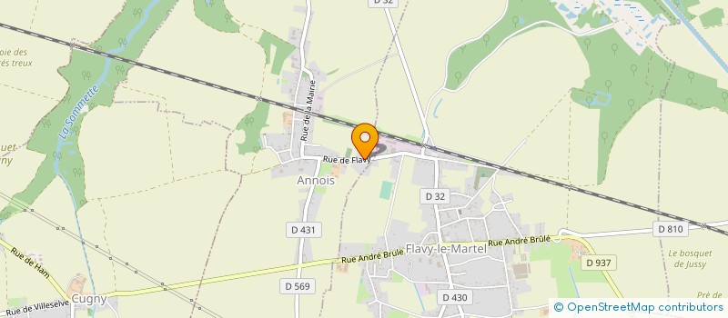 localisation de l'entreprise LOCAMA  ANNOIS