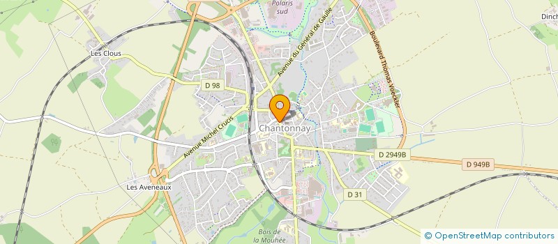 localisation de l'entreprise LOCAMA  CHANTONNAY