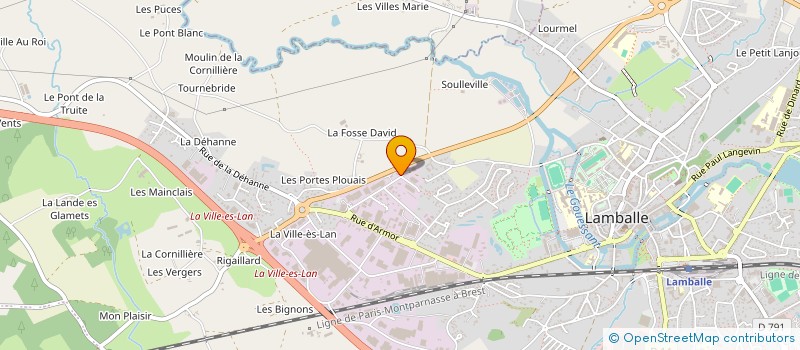 localisation de l'entreprise LOCAMACHINE à LAMBALLE-ARMOR