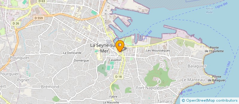 localisation de l'entreprise LOCAMAIN  LA SEYNE-SUR-MER