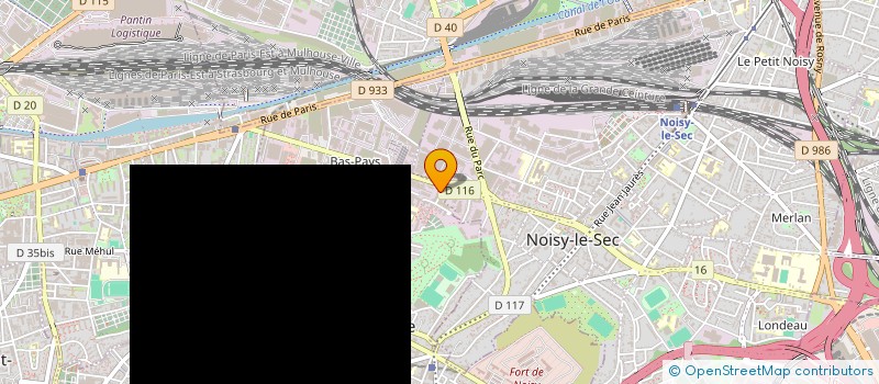 localisation de l'entreprise LOCAMAK à ROMAINVILLE